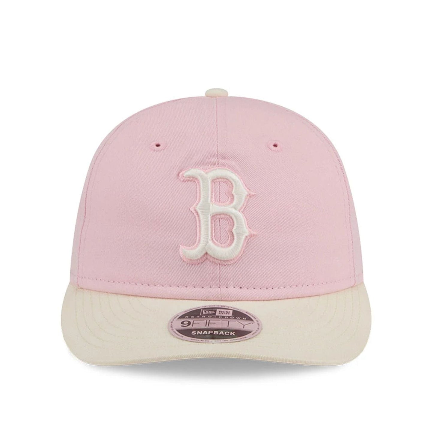 Pictured is this MLB Washed Tie Dye Boston Red Sox 9FIFTY Snapback cap in pastel pink. 2