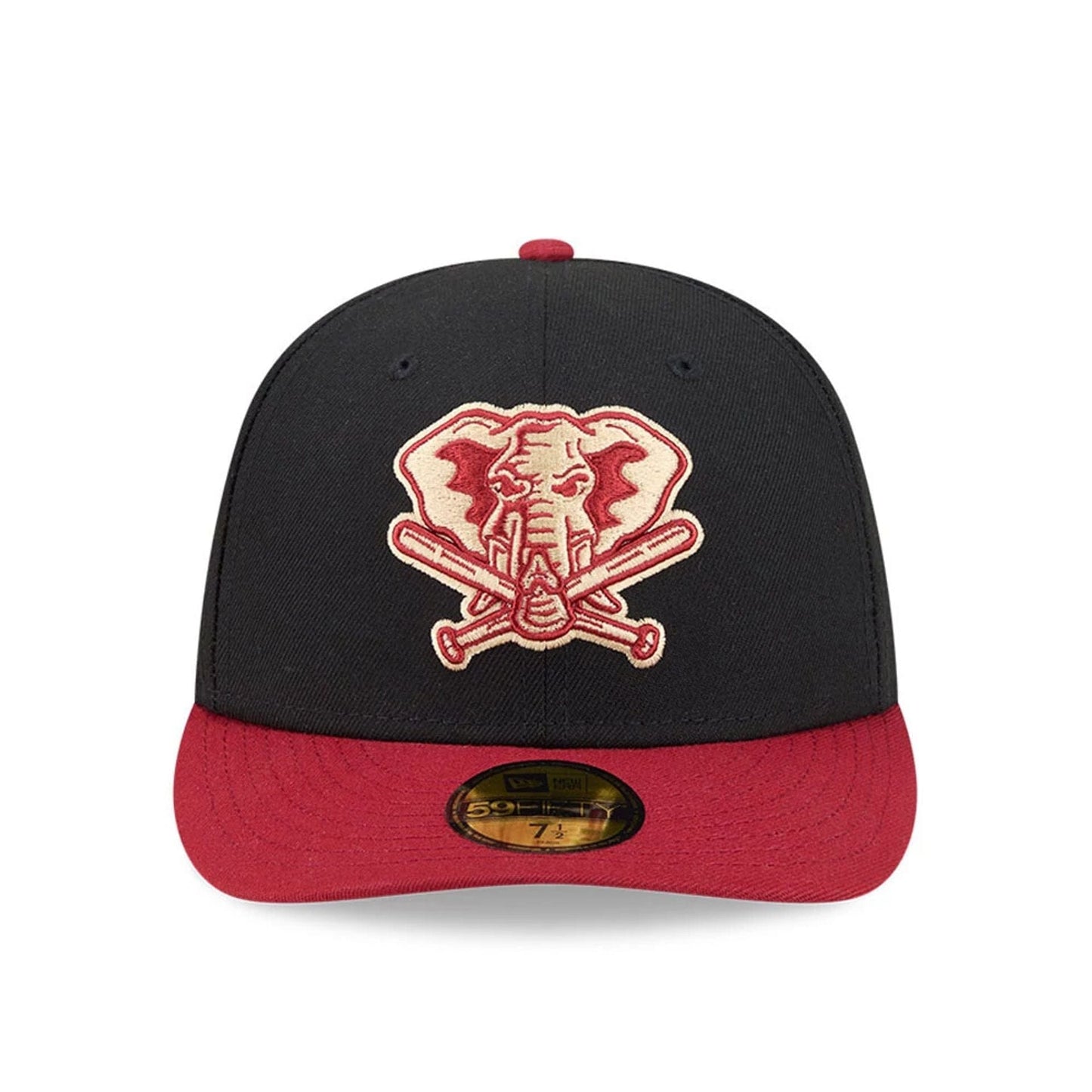 Pictured is this MLB Team Cards Athletics 59FIFTY Fitted cap in black. 3