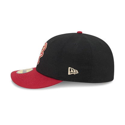 Pictured is this MLB Team Cards Athletics 59FIFTY Fitted cap in black. 7