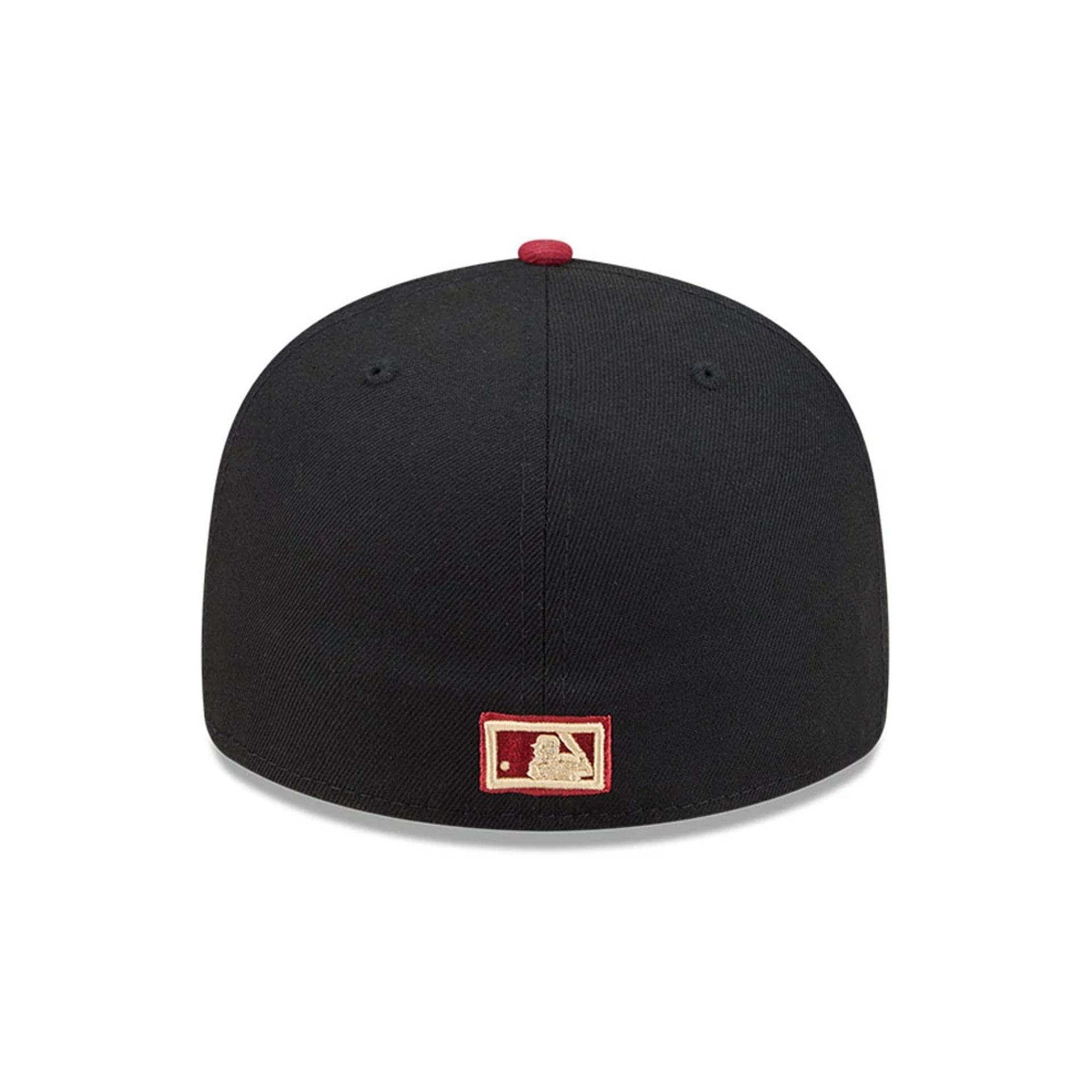 Pictured is this MLB Team Cards Athletics 59FIFTY Fitted cap in black. 5