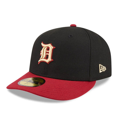 Pictured is this MLB Team Cards Detroit Tigers 59FIFTY Fitted cap in black. 4