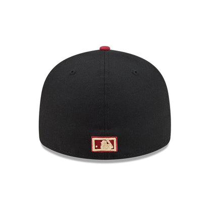 Pictured is this MLB Team Cards LA Angels 59FIFTY Fitted cap in black. 7