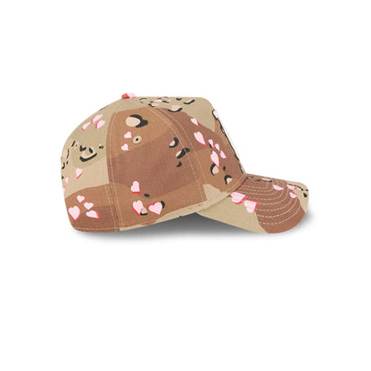 Pictured is this MLB Camo Hearts Boston Red Sox 9FORTY A-Frame cap in Desert Camo. 6
