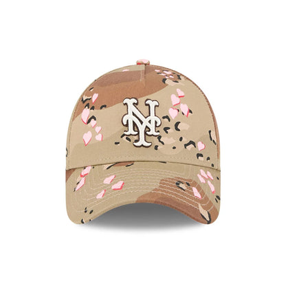 Pictured is this MLB Camo Hearts New York Mets 9FORTY A-Frame cap in Desert Camo. 3