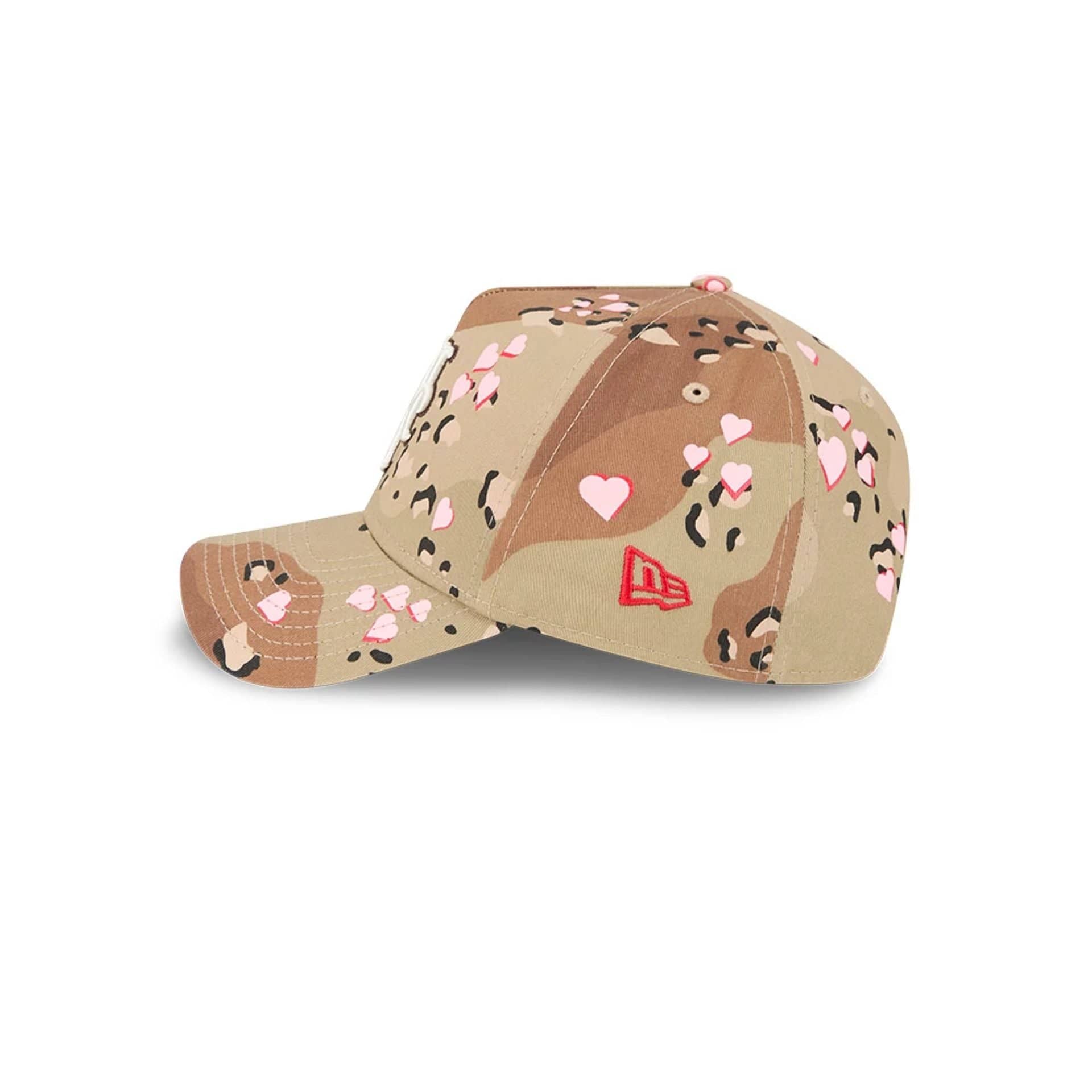 Pictured is this MLB Camo Hearts New York Mets 9FORTY A-Frame cap in Desert Camo. 5