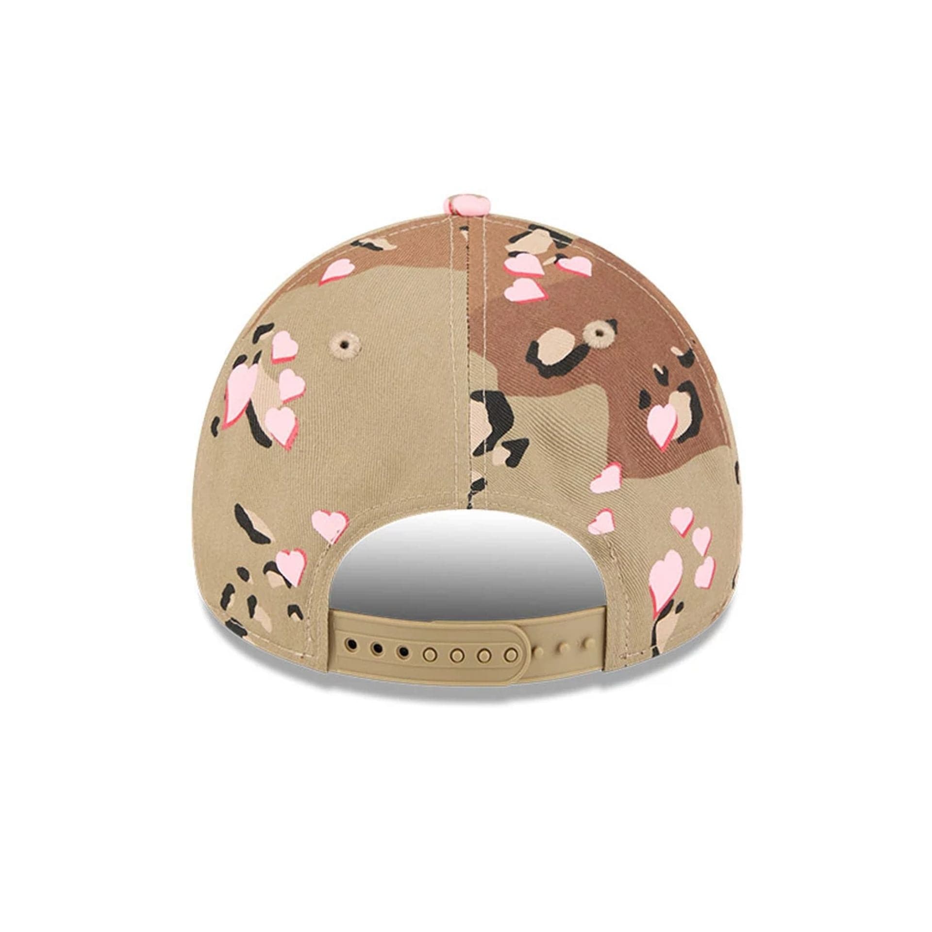 Pictured is this MLB Camo Hearts Miami Marlins 9FORTY A-Frame cap in Desert Camo. 7