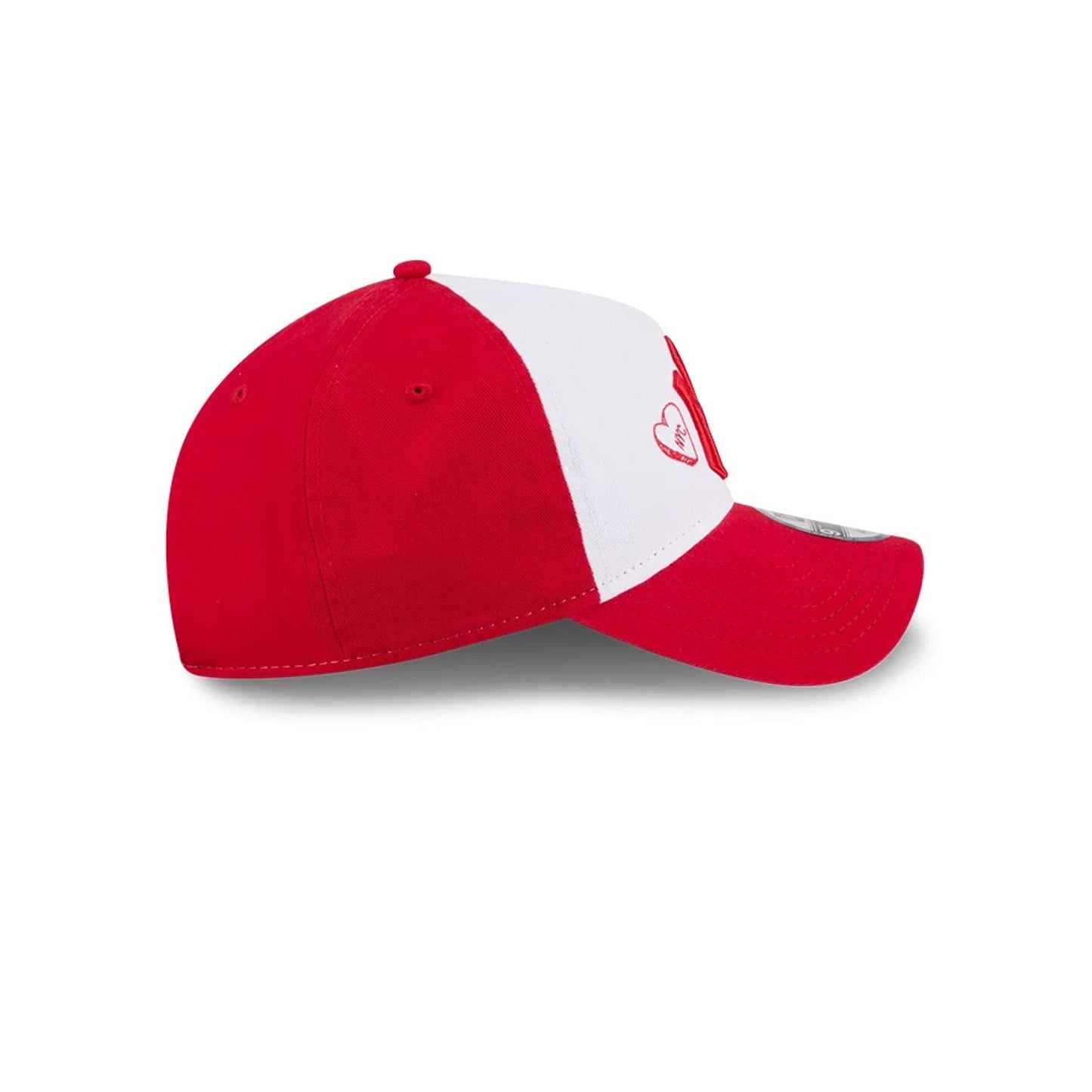 Pictured is this MLB Conversation Hearts New York Yankees 9TWENTY A-Frame cap in red. 7