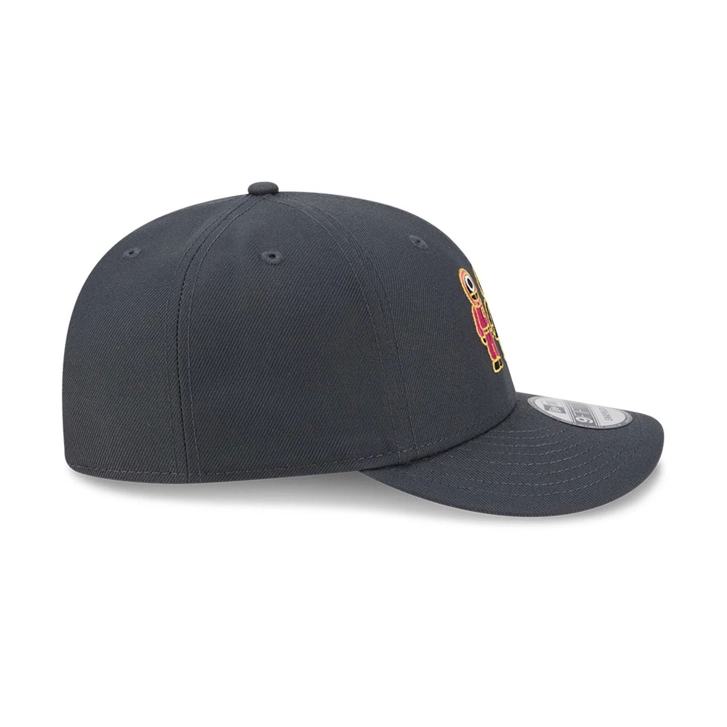 Pictured is this Netflix Squid Game 9FIFTY Snapback cap in dark grey. 5