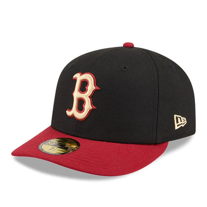 Pictured is this MLB Team Cards Boston Red Sox 59FIFTY Fitted cap in black. 4