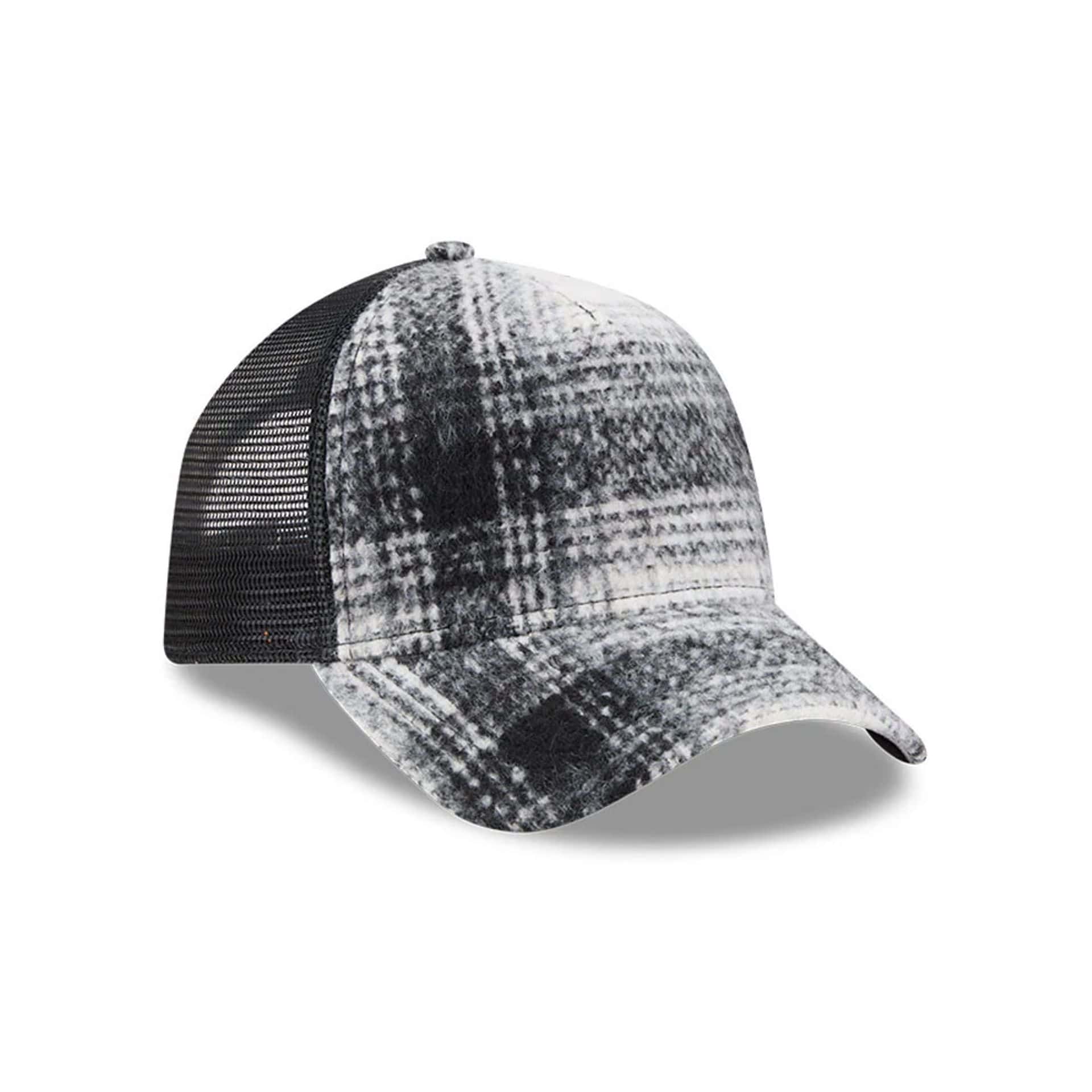 Pictured is this New Era 9FORTY A-Frame Trucker cap in white. 4
