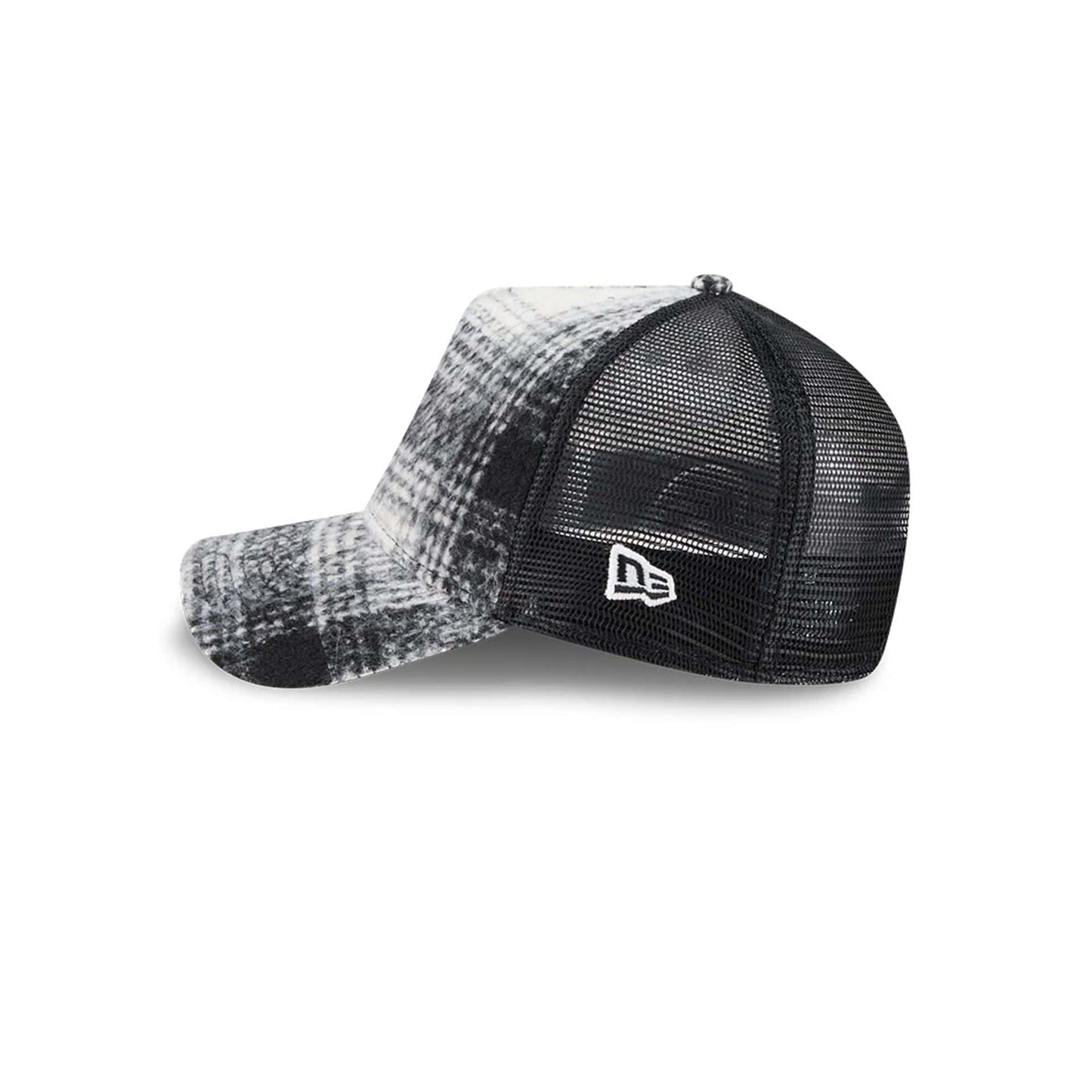 Pictured is this New Era 9FORTY A-Frame Trucker cap in white. 5