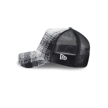 Pictured is this New Era 9FORTY A-Frame Trucker cap in white. 5