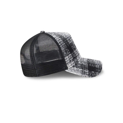 Pictured is this New Era 9FORTY A-Frame Trucker cap in white. 6