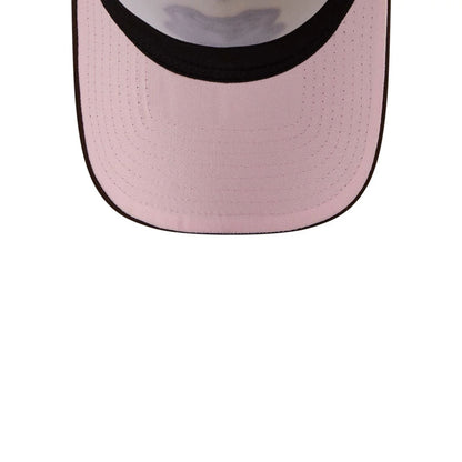 Pictured is this MLB City Script Athletics 9FORTY A-Frame cap in Cream. 2