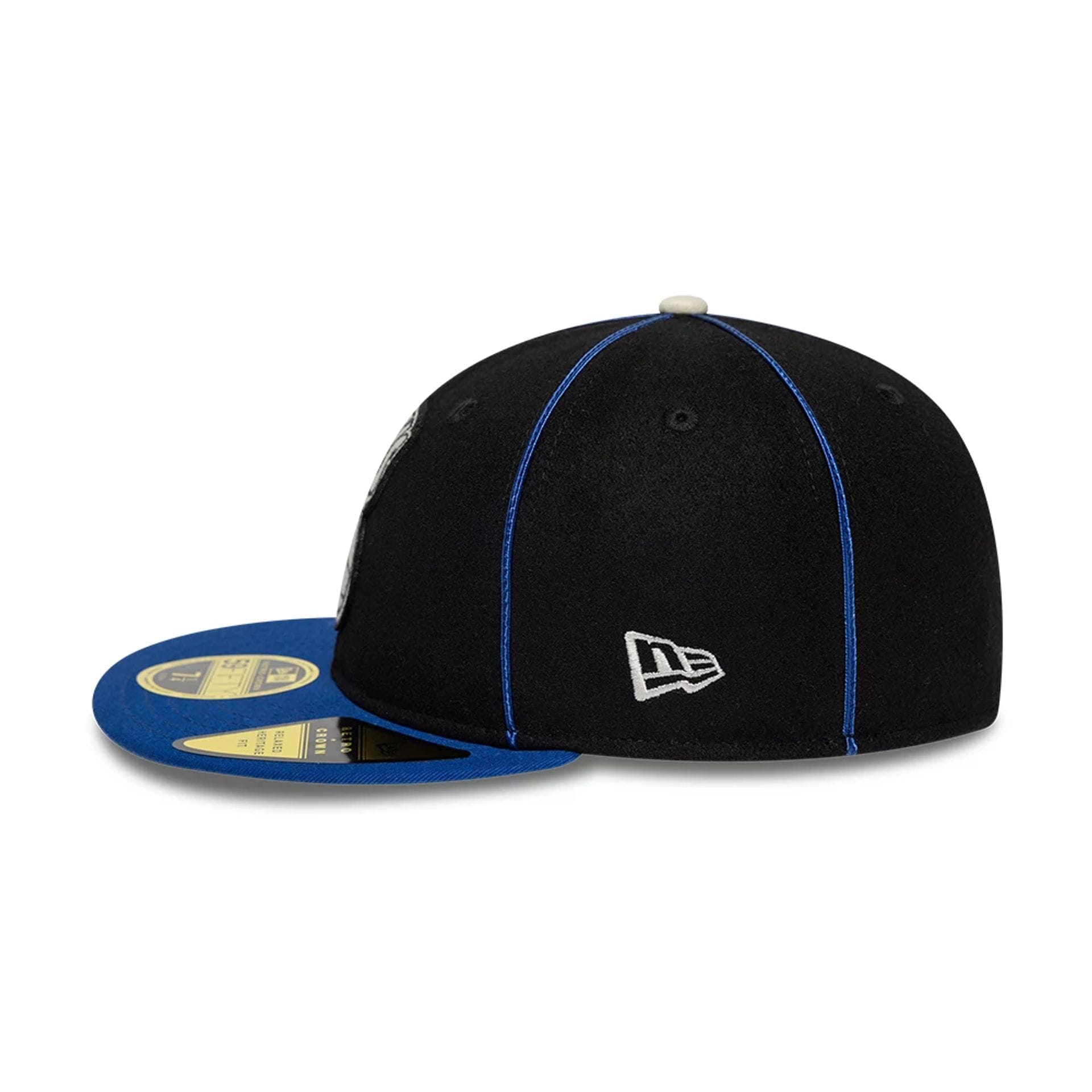 NBA Felt Logo Knicks Dark Blue Retro Crown 59FIFTY Fitted Cap | NEC EU