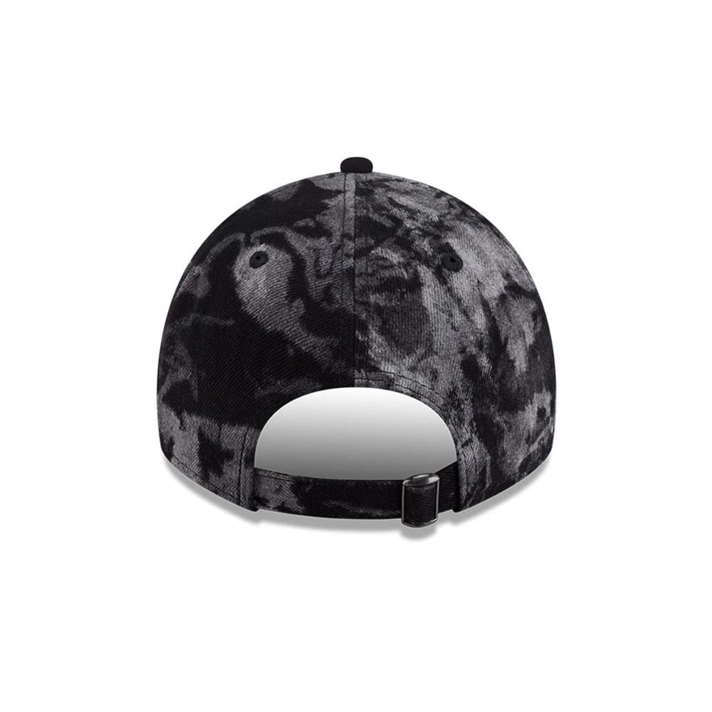 Pictured is this NHL Bleached Denim Boston Bruins 9TWENTY A-Frame cap in black. 6