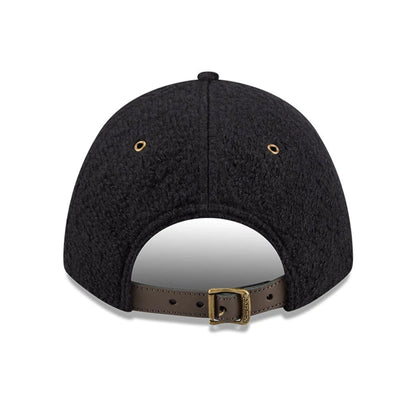 Pictured is this New Era Brushed Fleece 9FORTY M-Crown cap in black. 2