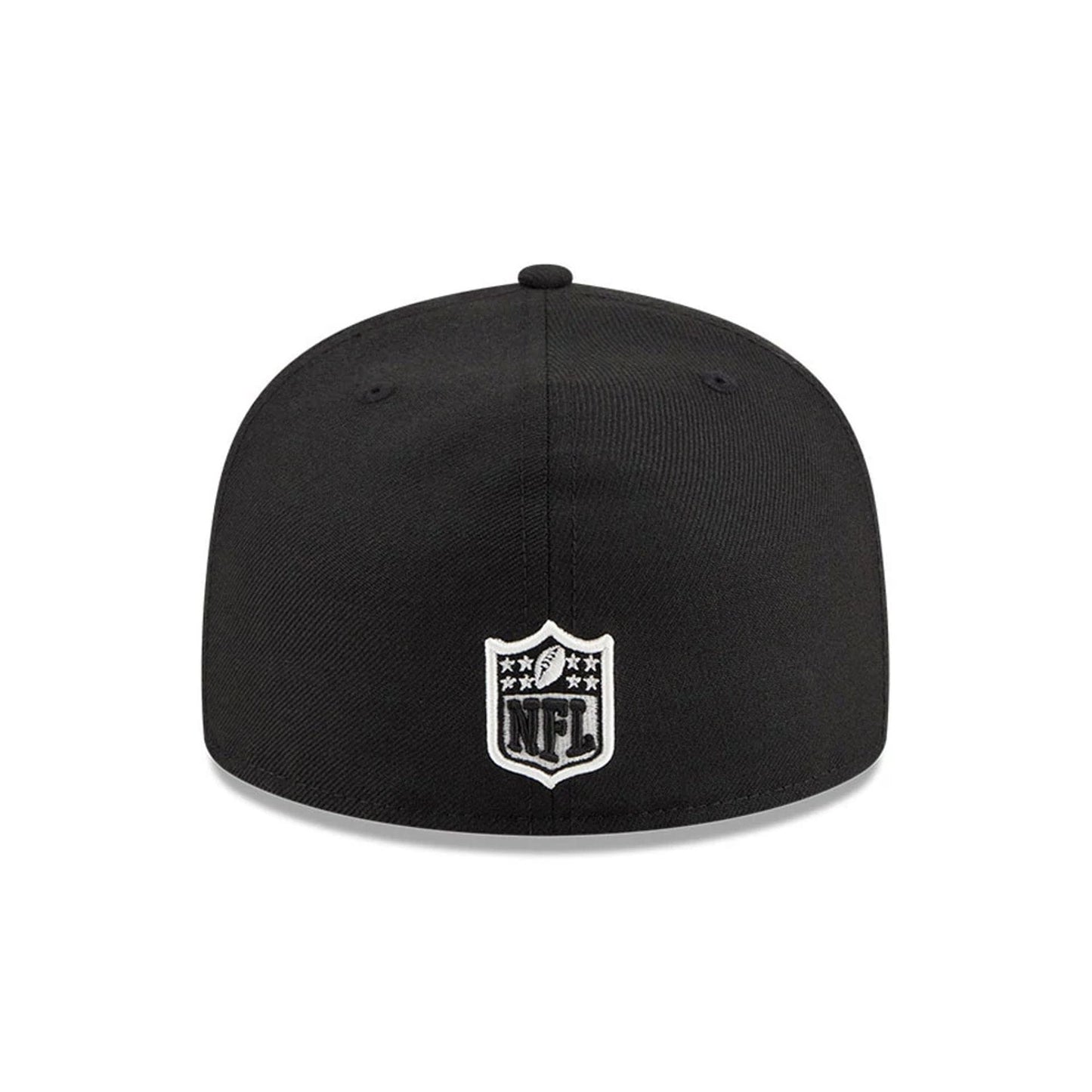 Pictured is this NFL Chiseled Embroidery Dallas Cowboys 59FIFTY A-Frame Fitted cap in Black. 3