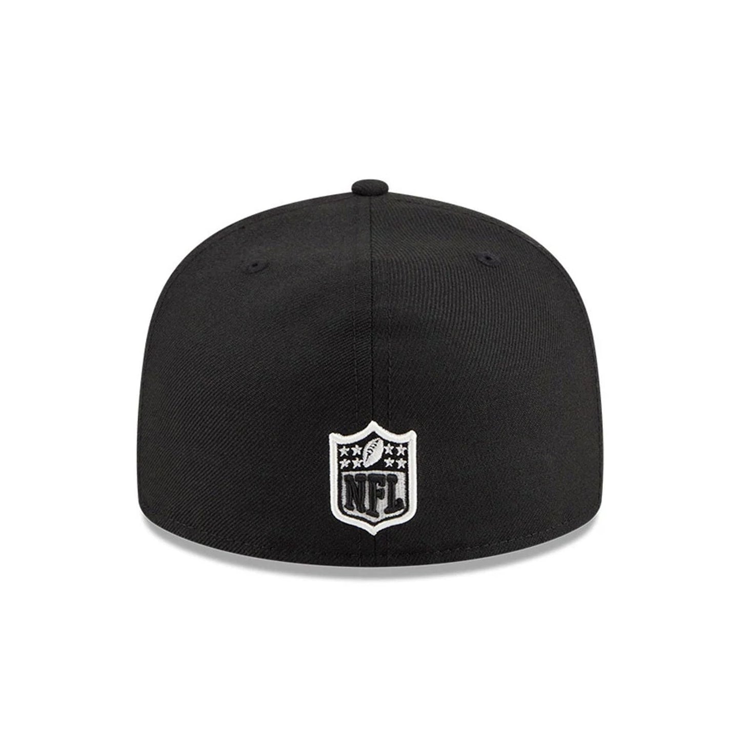 Pictured is this NFL Chiseled Embroidery Denver Broncos 59FIFTY A-Frame Fitted cap in Black. 3