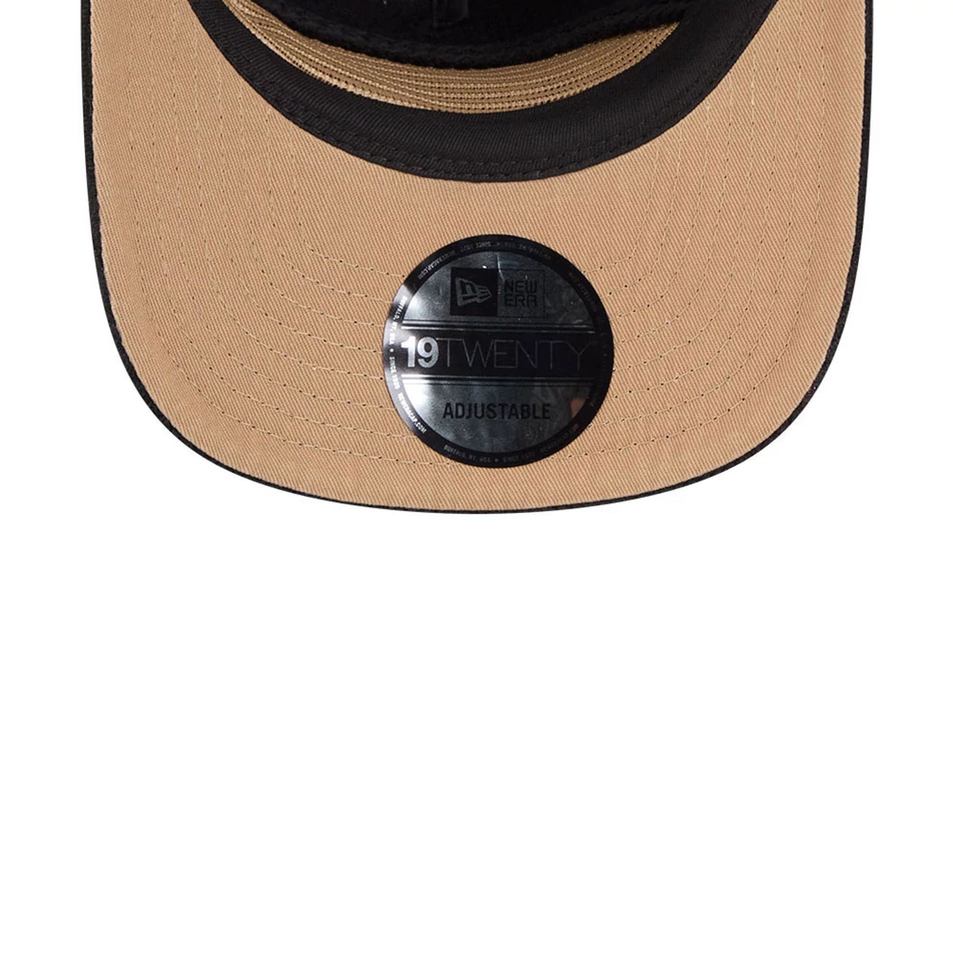 Pictured is this New Era Wide Cord 19TWENTY cap in black. 2