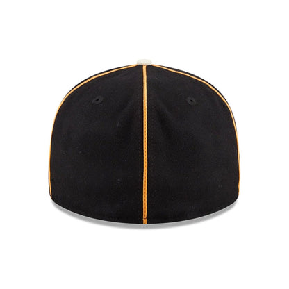 Pictured is this NHL Felt Logo Boston Bruins Retro Crown 59FIFTY Fitted cap in black. 7