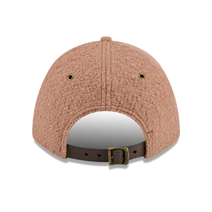Pictured is this New Era Brushed Fleece 9FORTY M-Crown cap in Brown. 2