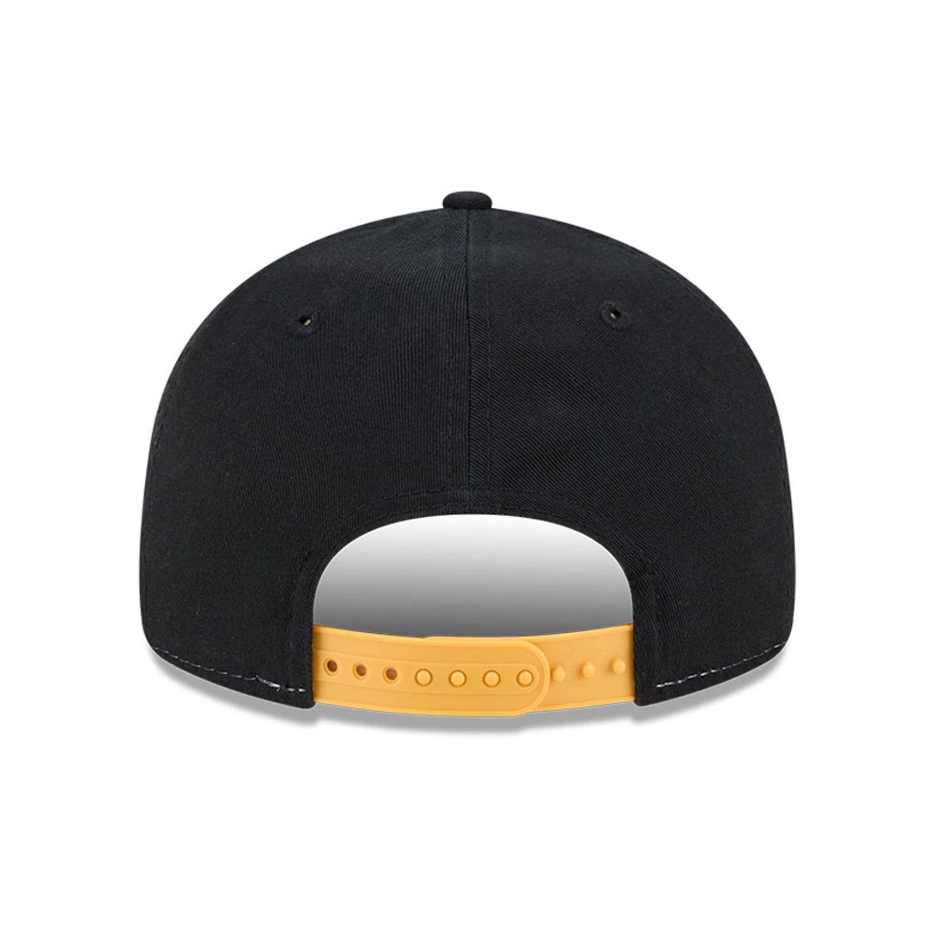 Pictured is this NHL Team Stripes Boston Bruins Retro Crown 9FIFTY cap in black. 4