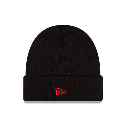 Pictured is this Tom & Jerry Key To My Heart Cuff Knit Beanie hat in black. 3