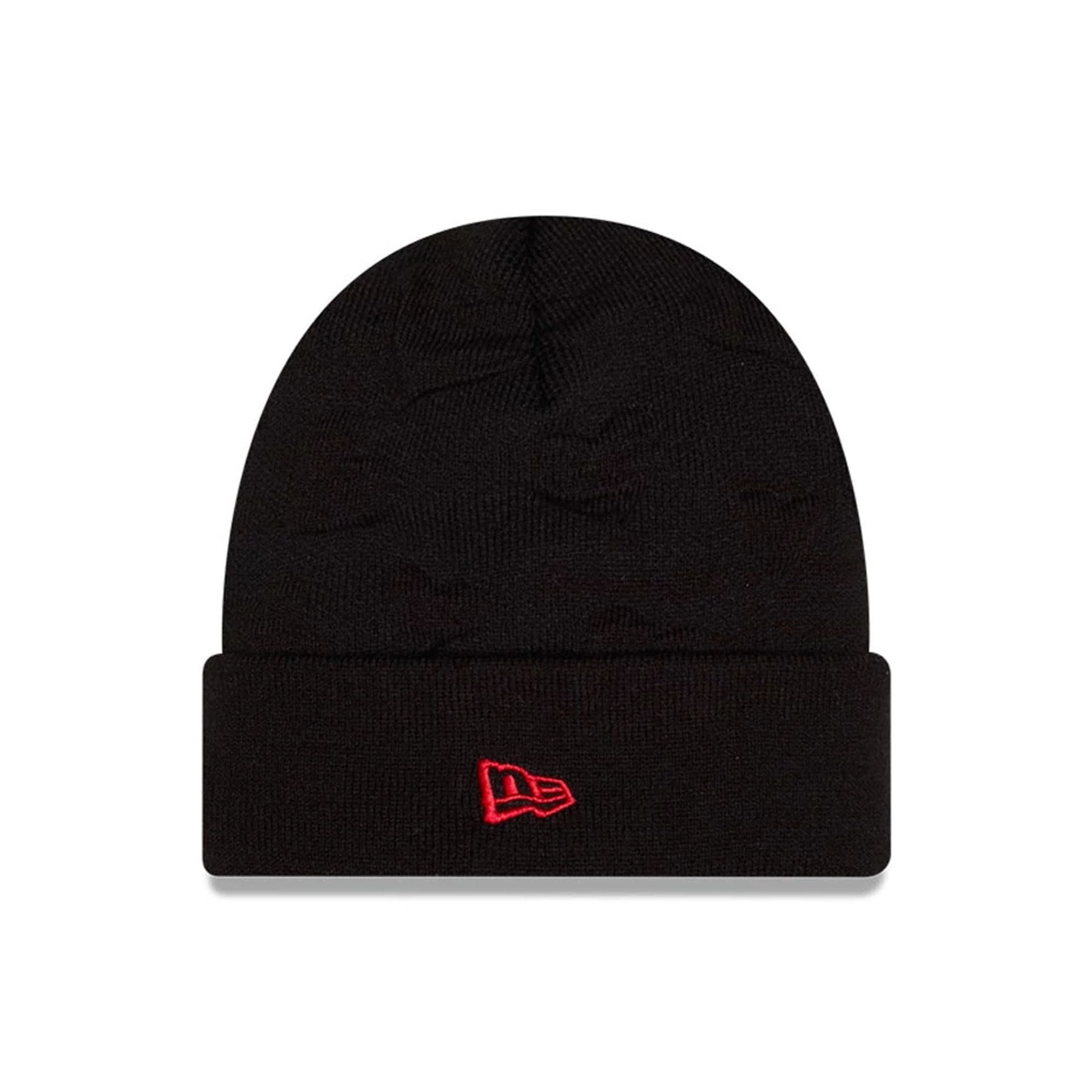 Pictured is this Tom & Jerry Key To My Heart Cuff Knit Beanie hat in black. 3