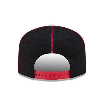 Pictured is this NHL Felt Logo Chicago Blackhawks 19TWENTY cap in black. 7