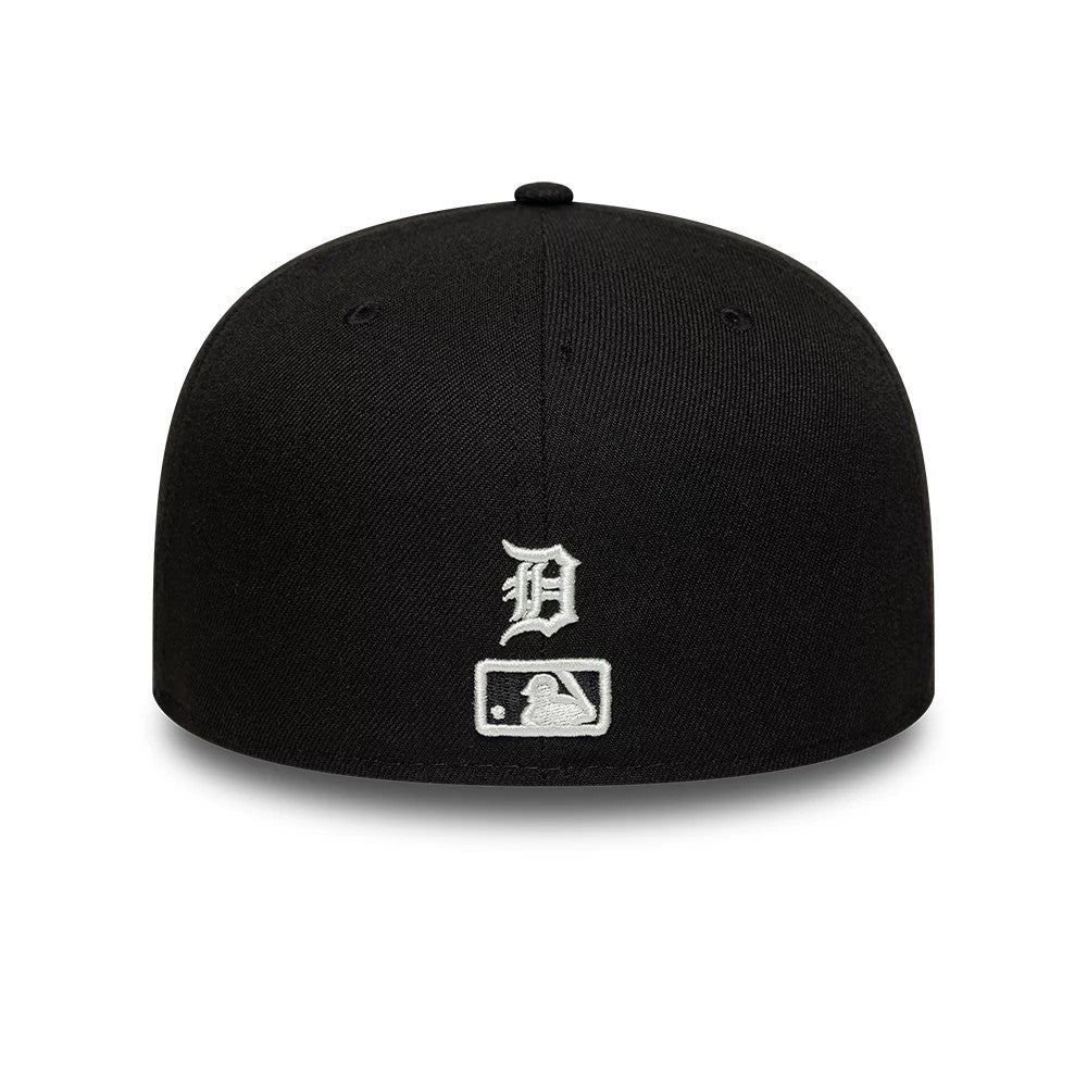 Pictured is this MLB Faux Pearl Detroit Tigers 59FIFTY Fitted cap in black. 5