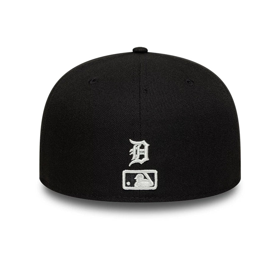 Pictured is this MLB Faux Pearl Detroit Tigers 59FIFTY Fitted cap in black. 5