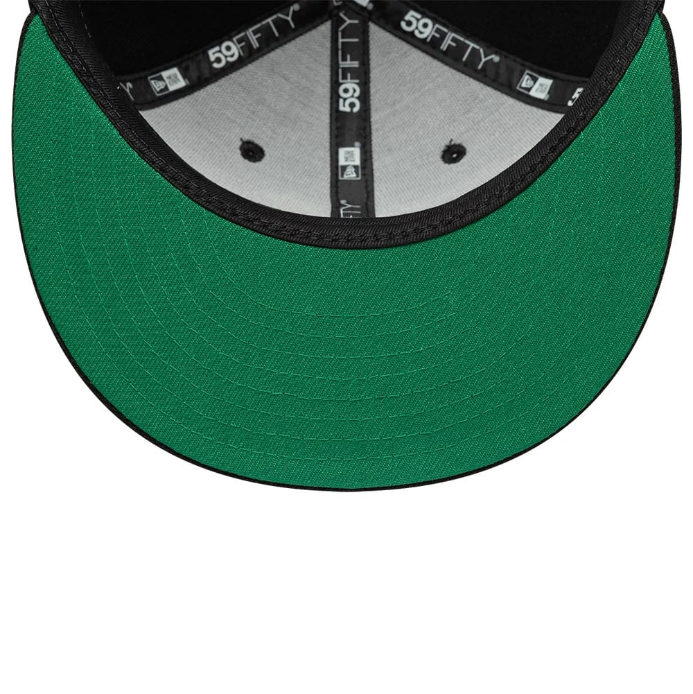 Pictured is this New Era Faux Pearl 59FIFTY Fitted cap in black. 2