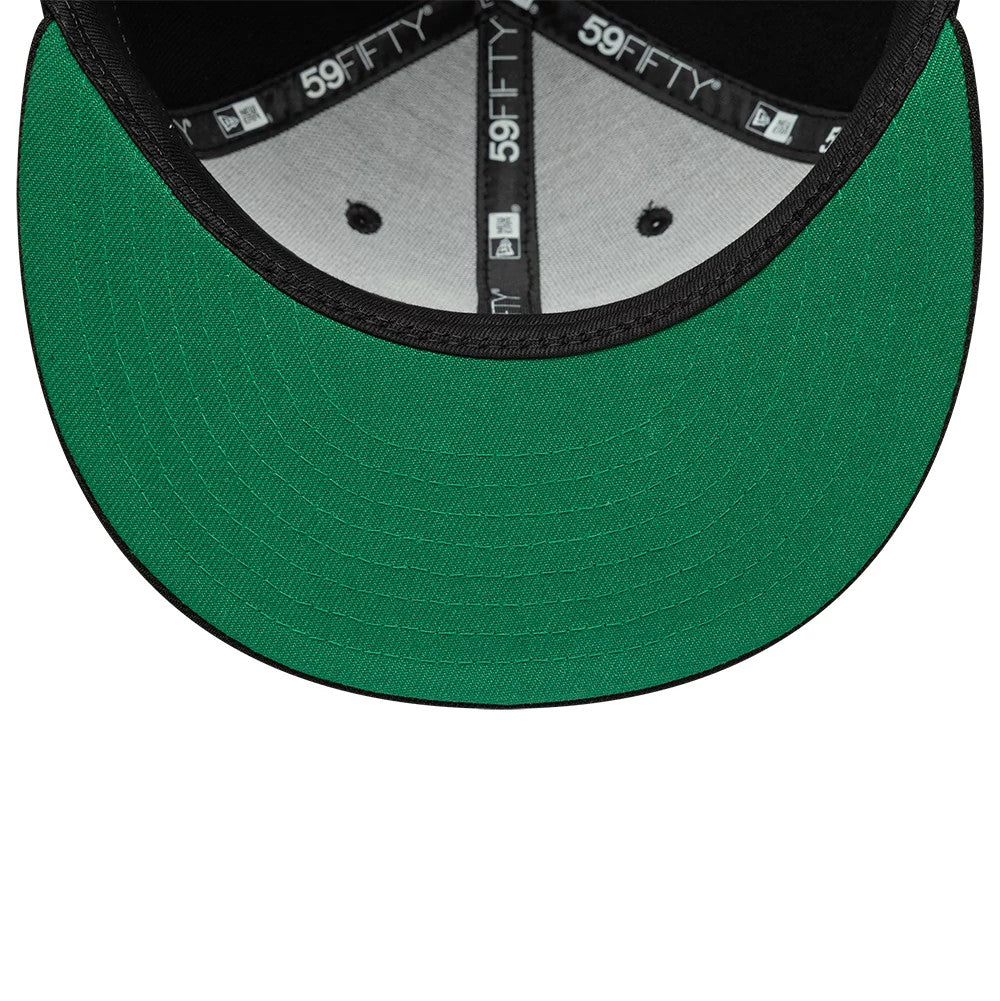 Pictured is this New Era Faux Pearl 59FIFTY Fitted cap in black. 2