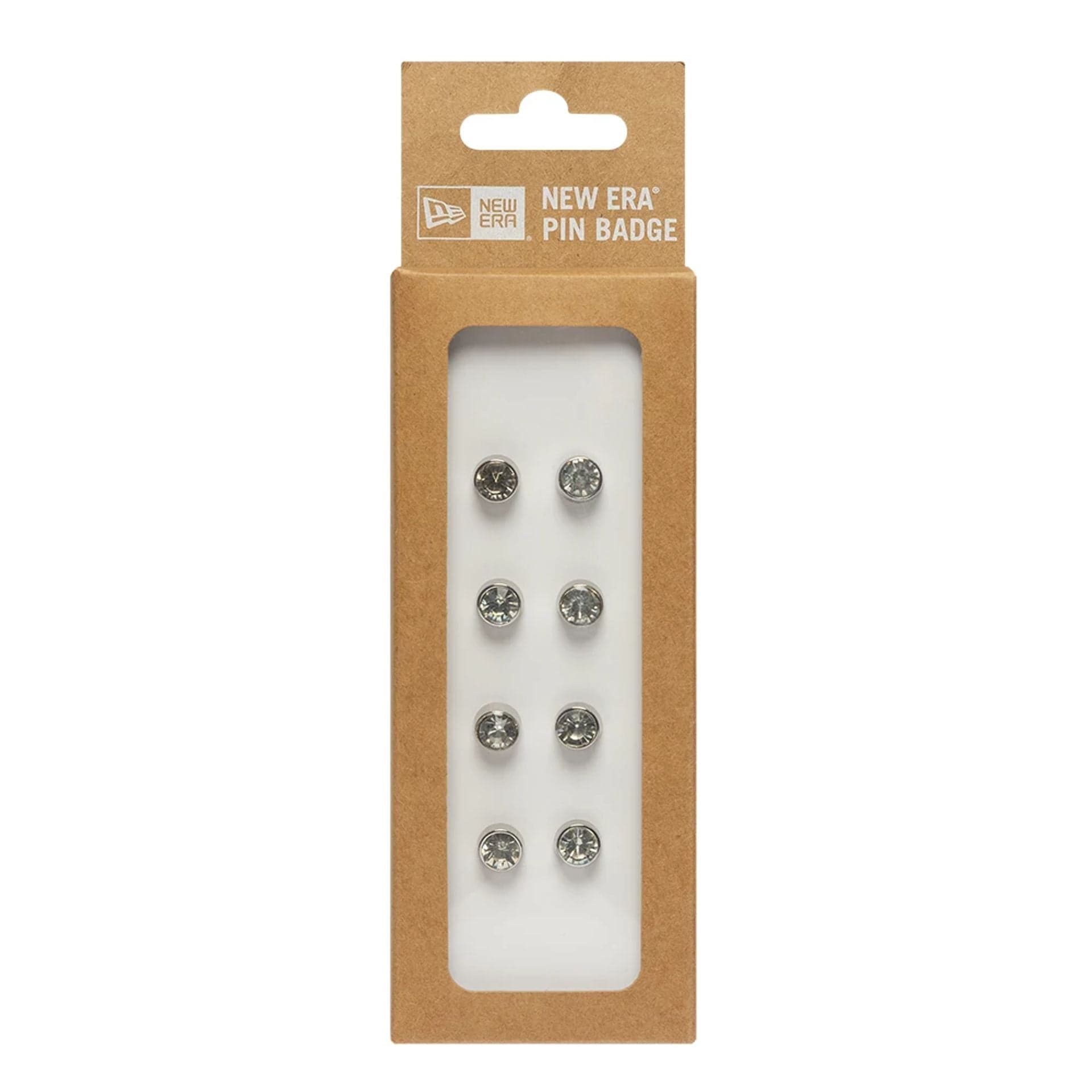 Pictured is this 8 x New Era Gem Pin Badge set in silver. 6