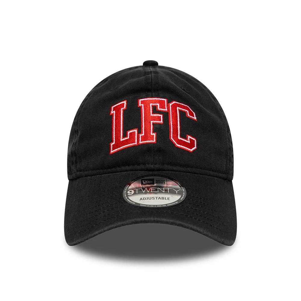 Pictured is this Wordmark Liverpool FC 9TWENTY cap in black. 3
