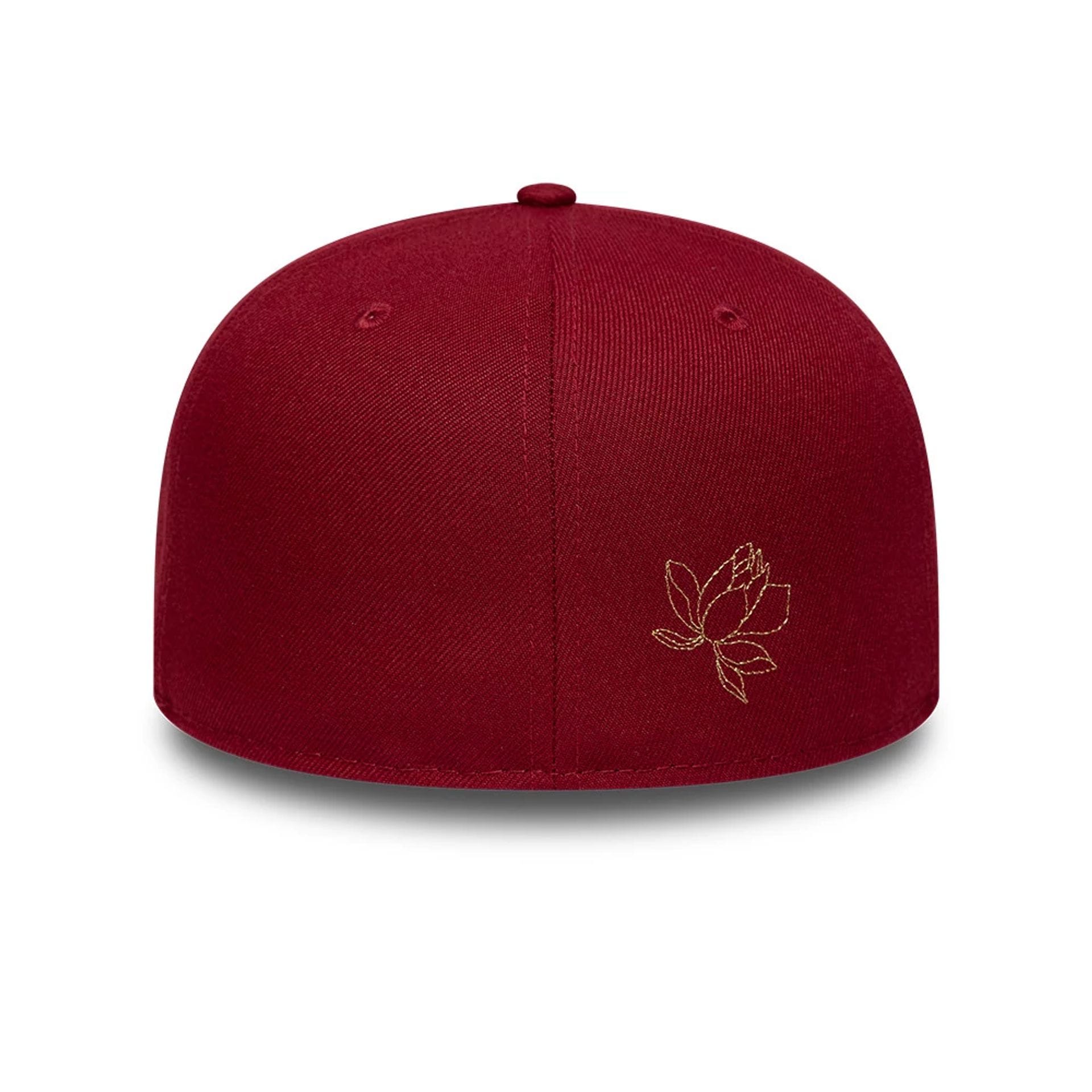 Pictured is this New Era Floral 59FIFTY Fitted cap in red. 4