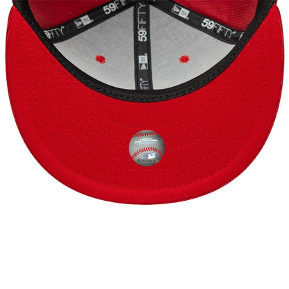 Pictured is this MLB Cord Chicago White Sox 59FIFTY Fitted cap in red. 7
