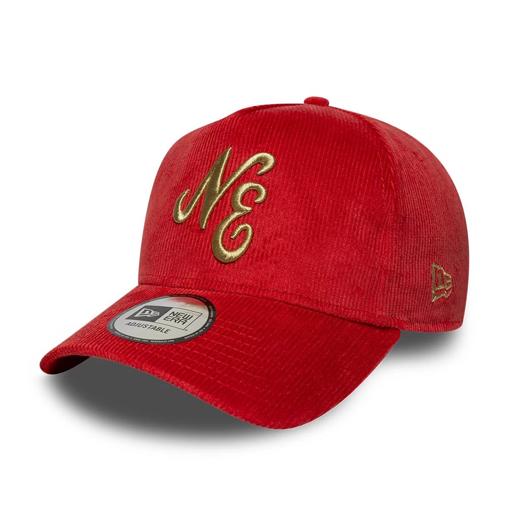 New Era Cord Red 9FORTY E-Frame Cap | NEC EU