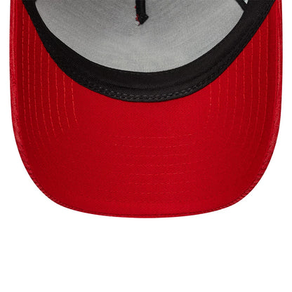 Pictured is this New Era Cord 9FORTY E-Frame cap in red. 7
