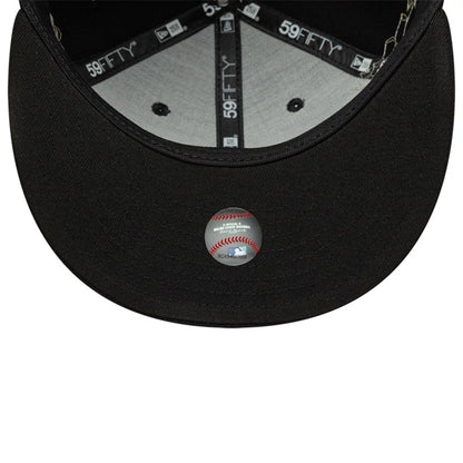 Pictured is this MLB Floral New York Yankees 59FIFTY Fitted cap in black. 7