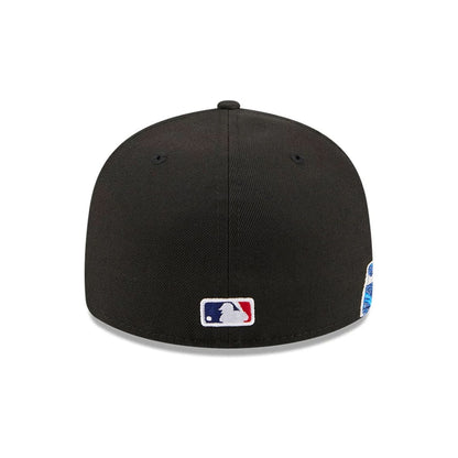 Pictured is this MLB Vissurf LA Dodgers 59FIFTY Fitted cap in black. 7