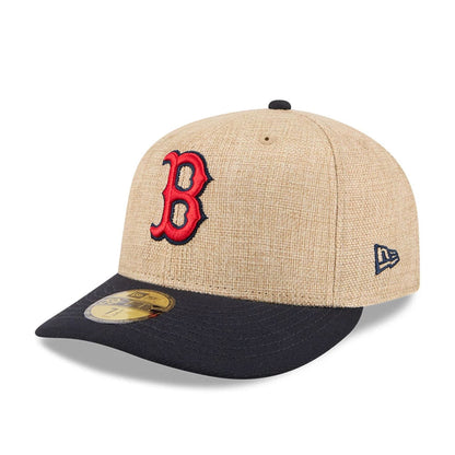 Pictured is this MLB Twine Boston Red Sox 59FIFTY Fitted cap in navy. 1
