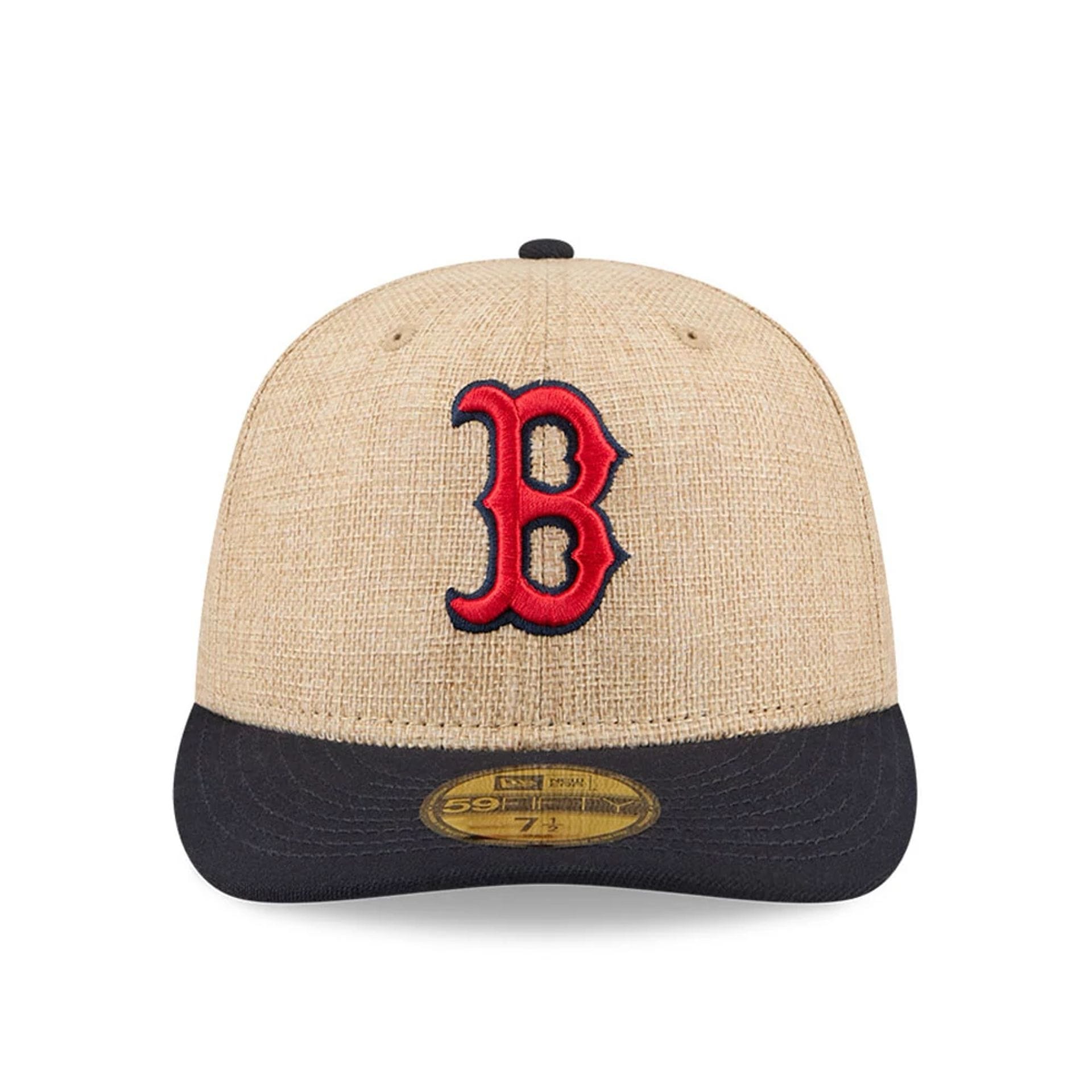 Pictured is this MLB Twine Boston Red Sox 59FIFTY Fitted cap in navy. 3