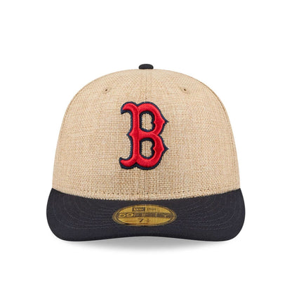 Pictured is this MLB Twine Boston Red Sox 59FIFTY Fitted cap in navy. 3