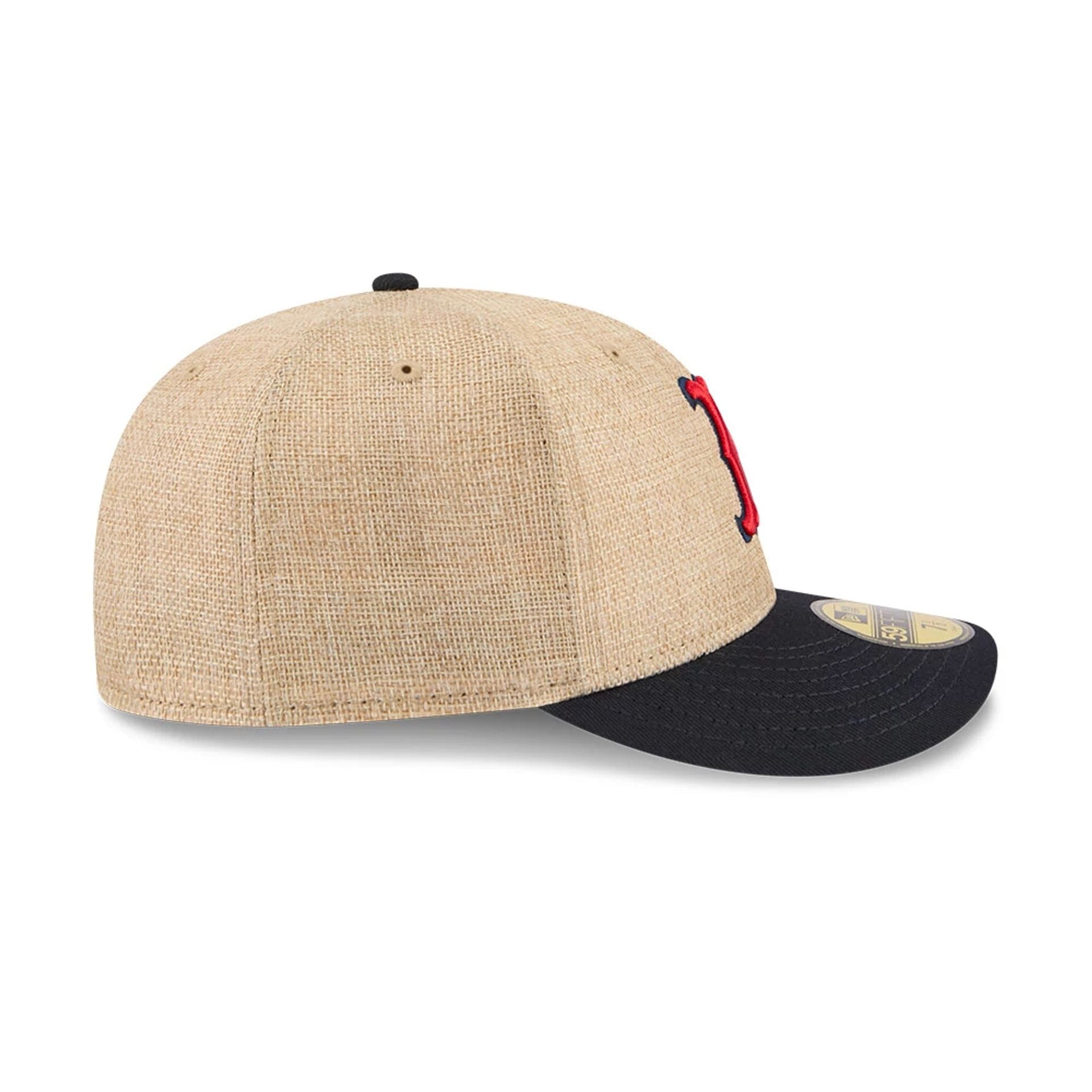 Pictured is this MLB Twine Boston Red Sox 59FIFTY Fitted cap in navy. 6