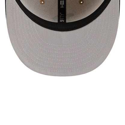 Pictured is this MLB Twine Boston Red Sox 59FIFTY Fitted cap in navy. 2