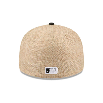 Pictured is this MLB Twine Chicago White Sox 59FIFTY Fitted cap in Beige. 7