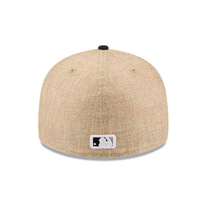 Pictured is this MLB Twine Chicago White Sox 59FIFTY Fitted cap in Beige. 7