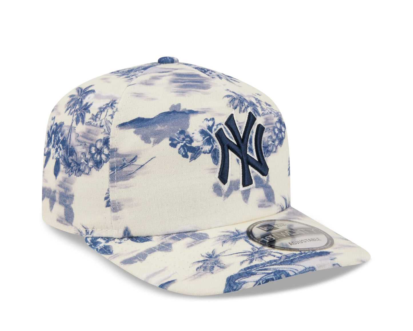 Pictured is this MLB Tropics New York Yankees 19TWENTY cap in Navy. 3